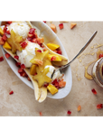 rich honey on ice cream sundae