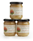 three 9 oz jars of big island ohia lehua and cinnamon honey