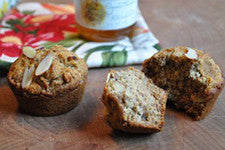 Honey Almond Flax Muffins