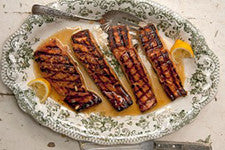 Salmon Glazed in Rosemary & Lemon