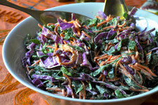 Collard Greens & Cabbage Slaw
