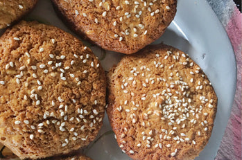 Tahini Honey & Almond Cookies