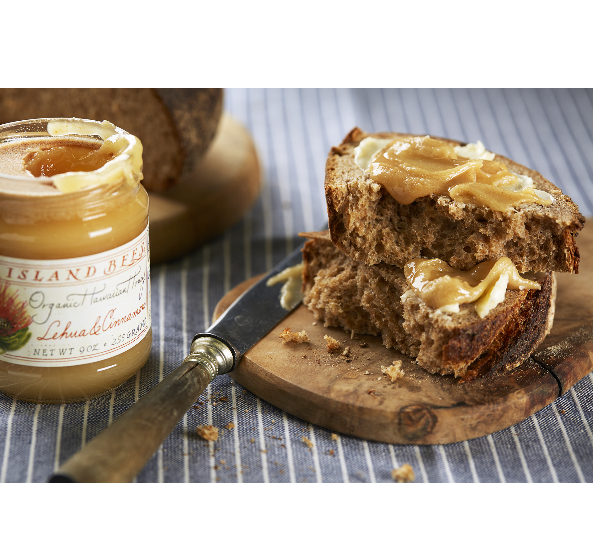 honey cinnamon toast made with big island bees cinnamon honey
