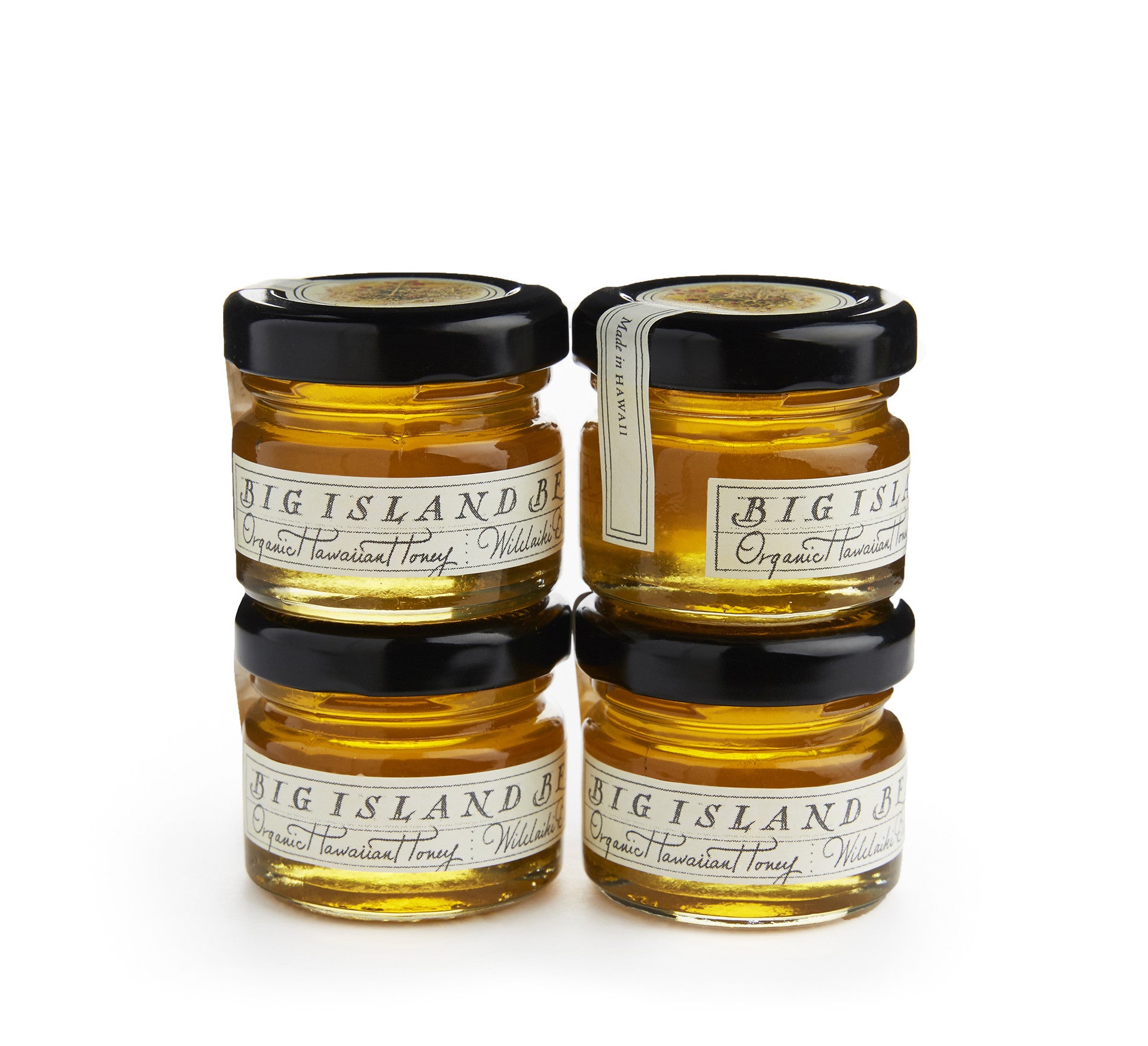 Hawaiian honey favors with decorative label