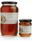raw Hawaiian macadamia nut honey in glass jar